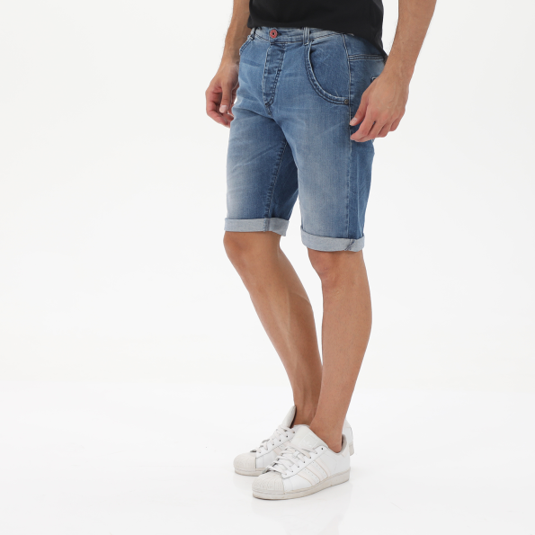 Ανδρική jean βερμούδα EDWARD JEANS MP-D-BRM-S22-015 TORIAN-S22 μπλε Ανδρικά