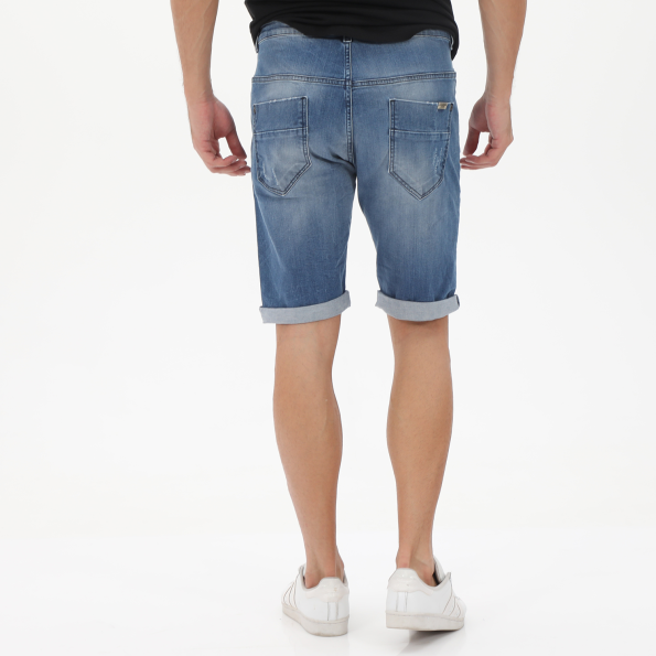 Ανδρική jean βερμούδα EDWARD JEANS MP-D-BRM-S22-015 TORIAN-S22 μπλε Ανδρικά