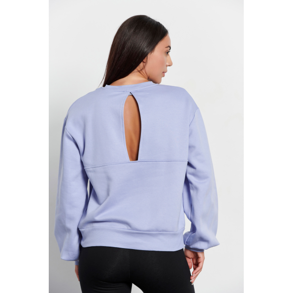 Γυναικεία μπλούζα φούτερ  BODYTALK 1232-904126 λιλά Γυναικεία