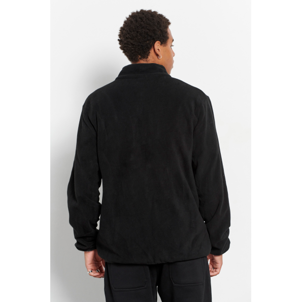 Ανδρική fleece ζακέτα BODYTALK 1232-950922 μαύρο 