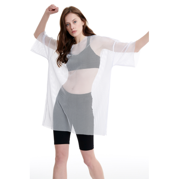 Γυναικεία κοντομάνικη μπλούζα BODYTALK 1201-902828 λευκή