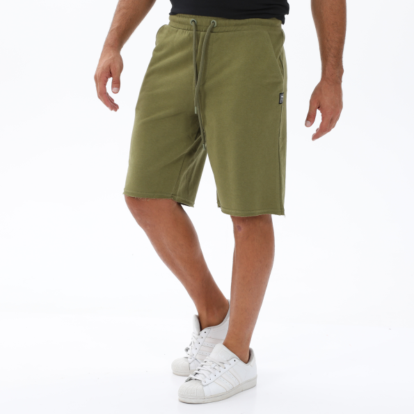 Ανδρική μακριά αθλητική βερμούδα BODYTALK 1221-959704 PANTSONM λαδί Ανδρικά