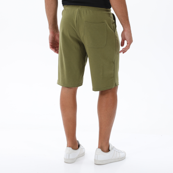 Ανδρική μακριά αθλητική βερμούδα BODYTALK 1221-959704 PANTSONM λαδί Ανδρικά