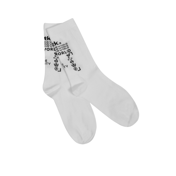 Unisex κάλτσες BODYTALK 1221-977733 λευκό
