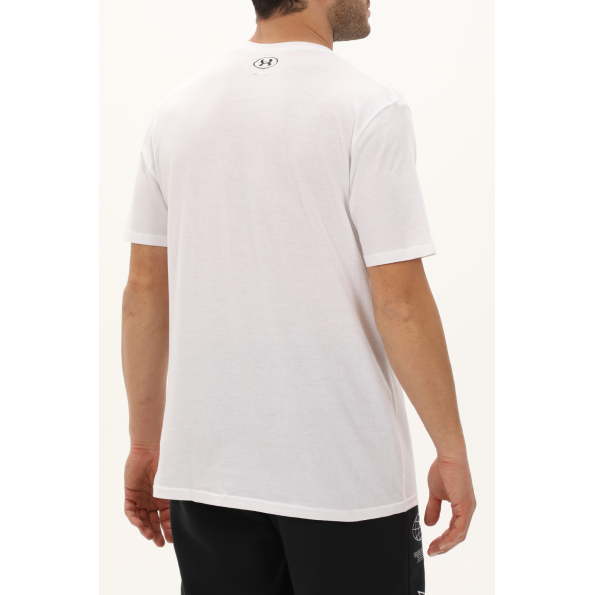 Ανδρικό αθλητικό t-shirt UNDER ARMOUR 1379022 UA PROTECT THIS HOUSE λευκό Ανδρικά