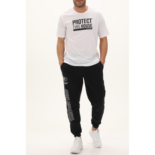 Ανδρικό αθλητικό t-shirt UNDER ARMOUR 1379022 UA PROTECT THIS HOUSE λευκό Ανδρικά