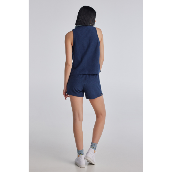 Γυναικεία αμάνικη μπλούζα BLUE HUNTER 22002220108 TOWEL μπλε ναυτικό Γυναικεία