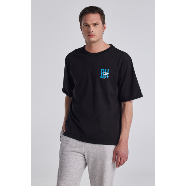 Unisex t-shirt BLUE HUNTER 22003010101 BH 98 μαύρο Ανδρικά