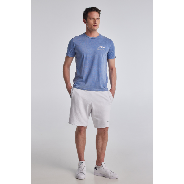 Ανδρικό t-shirt BLUE HUNTER 22003010218 BEACH LIFE μπλε