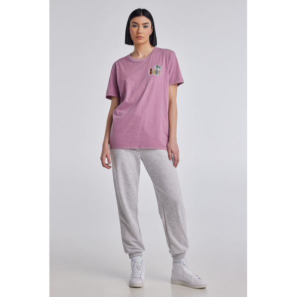 Unisex t-shirt BLUE HUNTER 22003010916 SMILE ροζ Ανδρικά