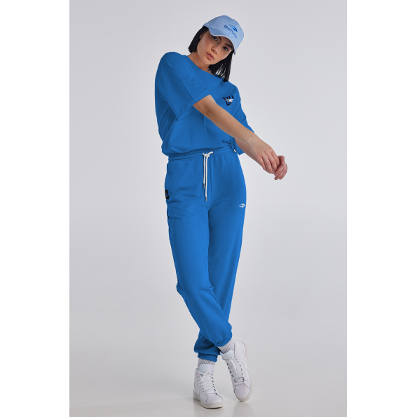 Unisex παντελόνι φόρμας BLUE HUNTER 22003050109 BH 98 μπλε Ανδρικά
