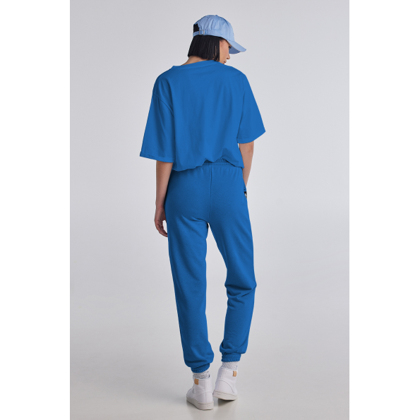 Unisex παντελόνι φόρμας BLUE HUNTER 22003050109 BH 98 μπλε Ανδρικά