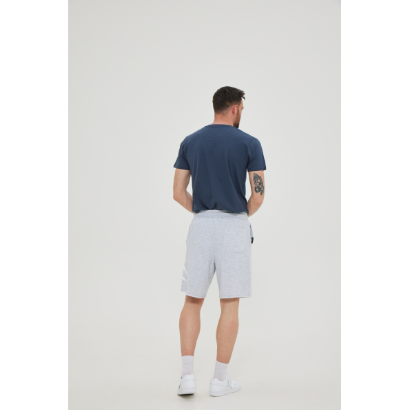 Ανδρική βερμούδα BLUE HUNTER 23001050104 EVERYDAY γκρι μελανζέ Ανδρικά