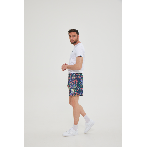 Ανδρικό σορτς BLUE HUNTER 23001320408 FLORAL NAVY μπλε