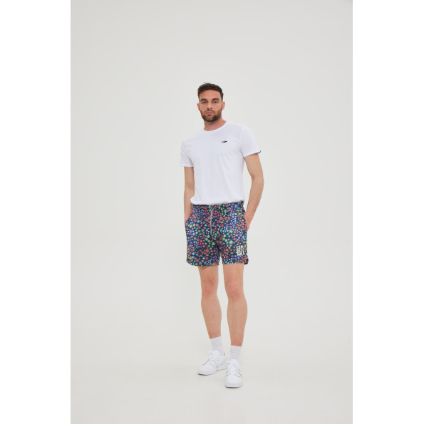 Ανδρικό σορτς BLUE HUNTER 23001320408 FLORAL NAVY μπλε Ανδρικά