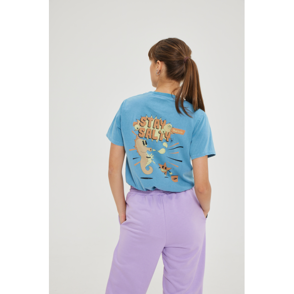Unisex t-shirt BLUE HUNTER 23003011126 SEAHORSE μπλε Ανδρικά