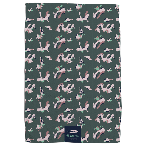 Πετσέτα παραλίας BLUE HUNTER 23003450400 CAMO PATTERN μπλε χακί (100x150cm)