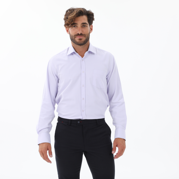 Ανδρικό πουκάμισο MARTIN & CO 123-52-1300 REGULAR FIT λιλά