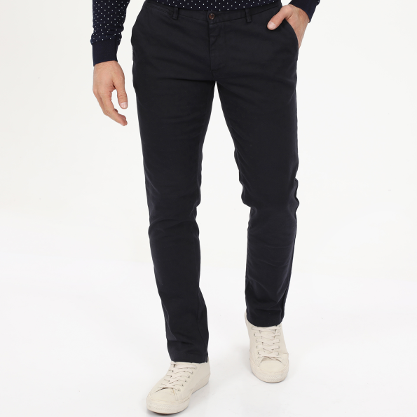 Ανδρικό chino παντελόνι ITALIAN JOB 123-32-5261 COMFORT PANTS μπλε