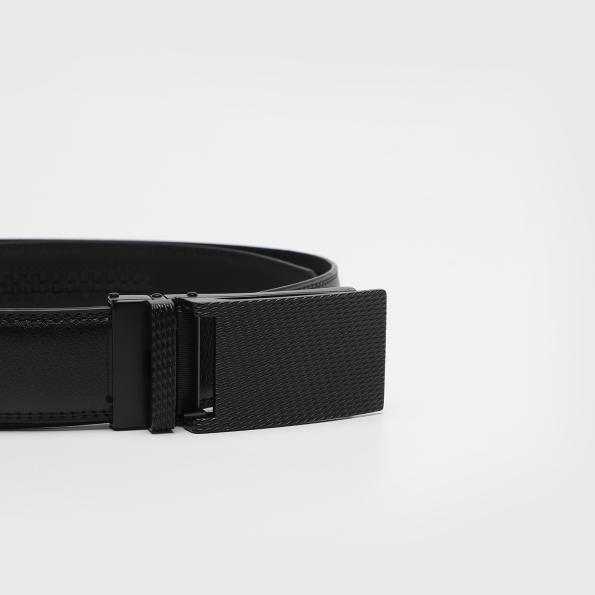 Ανδρική δερμάτινη ζώνη MARTIN & CO 123-121-0010 μαύρη Ανδρικά