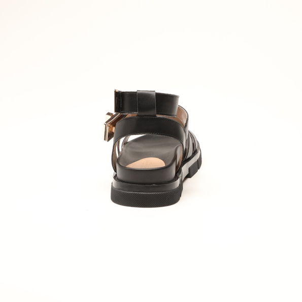 Γυναικεία chunky πέδιλα 19V69 ITALIA JB ZITA 23 μαύρα Γυναικεία
