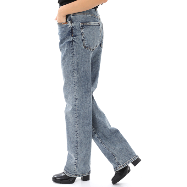 Γυναικείο straight jean παντελόνι ATTRATTIVO 9915445 μπλε Γυναικεία