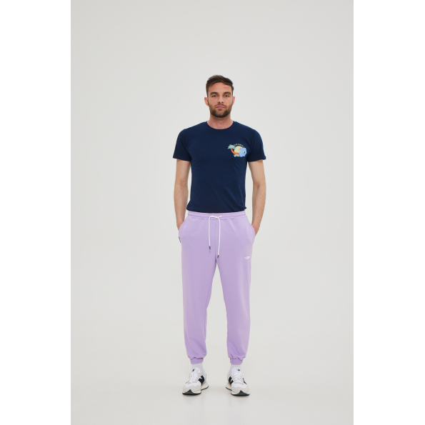 Unisex basic παντελόνι BLUE HUNTER 23003120114 U STYLER TERRY μοβ