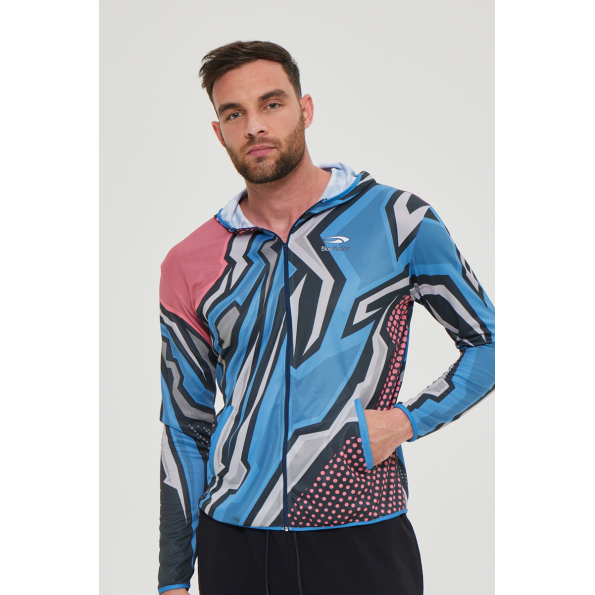 Unisex jacket BLUE HUNTER 23003260400 U QD CROSS πολύχρωμο
