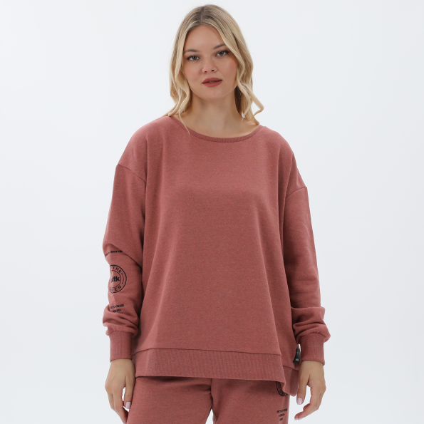 Γυναικεία φούτερ μπλούζα BODYTALK 1222-907026 κόκκινη