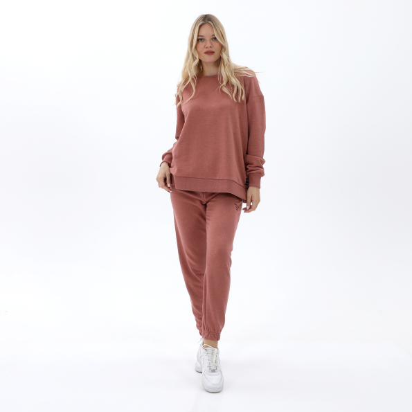 Γυναικείο παντελόνι φόρμας BODYTALK 1222-907100 καφέ Γυναικεία
