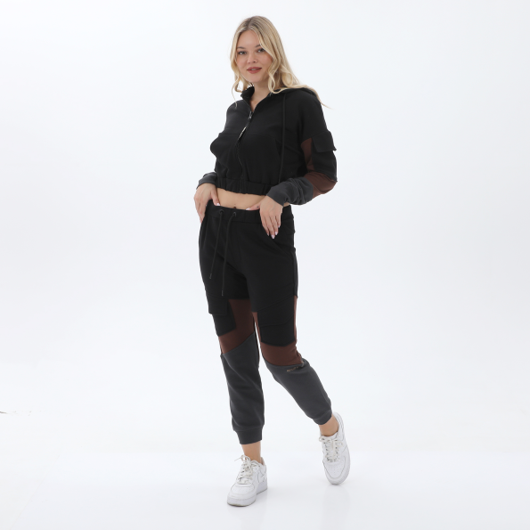 Γυναικεία crop ζακέτα BODYTALK 1222-908322 μαύρη Γυναικεία