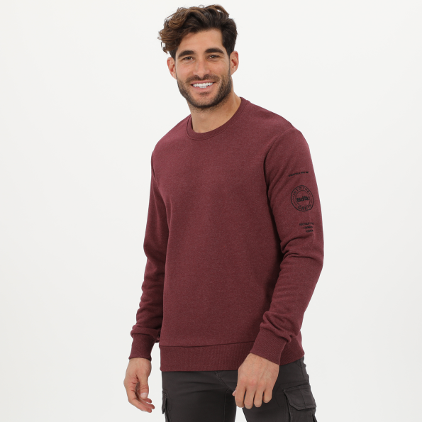 Ανδρική φούτερ μπλούζα BODYTALK 1222-957026 μπορντό Ανδρικά