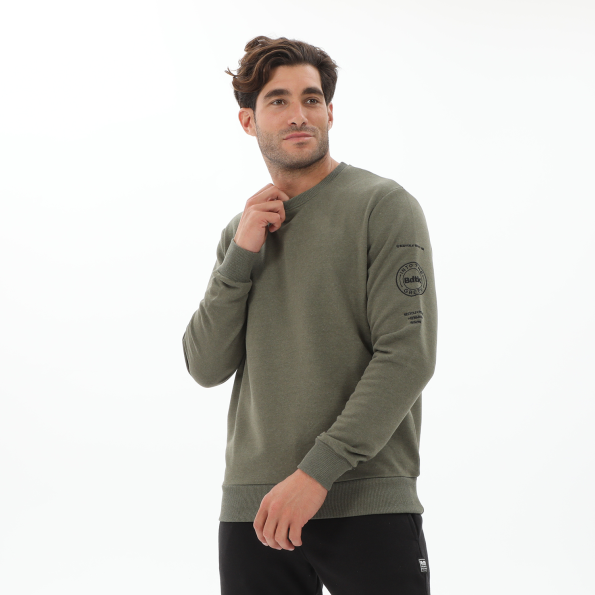 Ανδρική φούτερ μπλούζα BODYTALK 1222-957026 πράσινη Ανδρικά