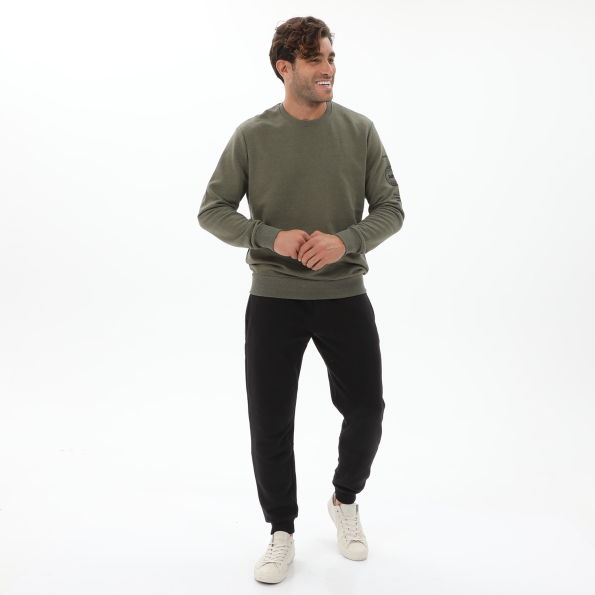 Ανδρική φούτερ μπλούζα BODYTALK 1222-957026 πράσινη Ανδρικά