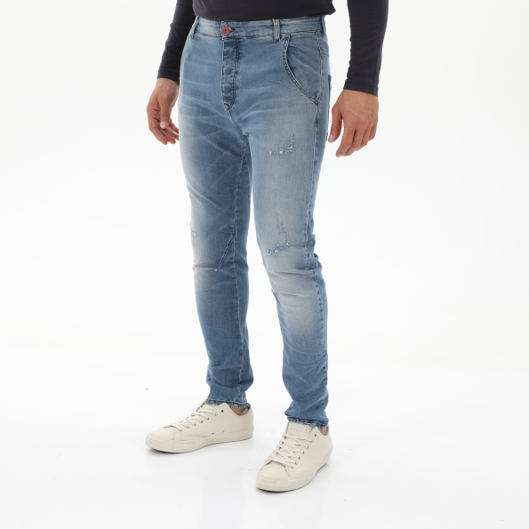 Ανδρικό jean παντελόνι EDWARD JEANS MP-D-JNS-S23-037 AROLO-S23 μπλε Ανδρικά