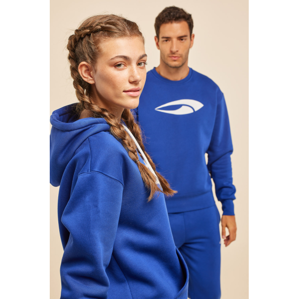 Unisex φούτερ BLUE HUNTER 24113080130 HOODIE CHARACTER μπλε