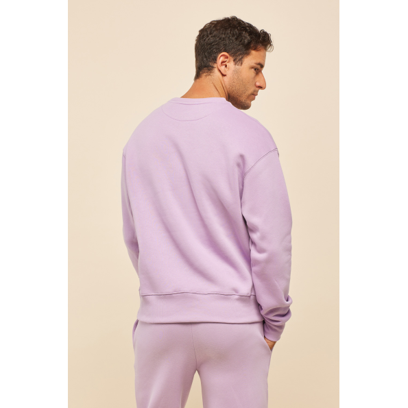 Unisex φούτερ BLUE HUNTER 24113110114 CREW CHARACTER λιλά Γυναικεία