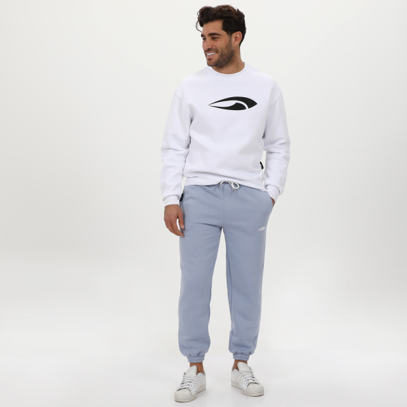 Ανδρικό παντελόνι φόρμας BLUE HUNTER 24113120111 JOGGER STYLER denim blue Ανδρικά