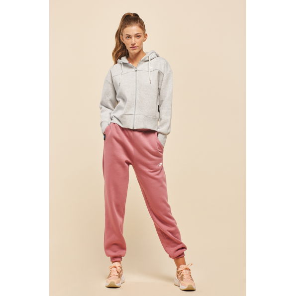 Γυναικείο παντελόνι φόρμας BLUE HUNTER 24113120113 JOGGER STYLER ροζ