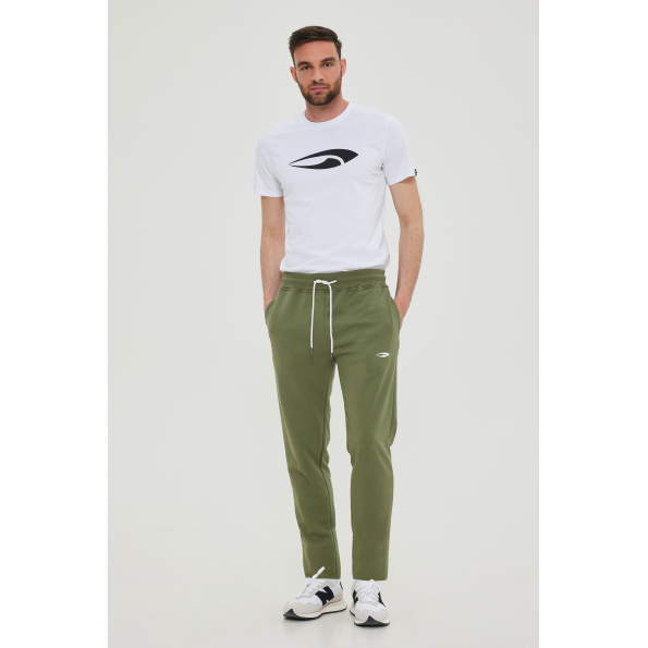 Ανδρικό παντελόνι φόρμας BLUE HUNTER 23111130107 JOGGER STRAIGHT χακί