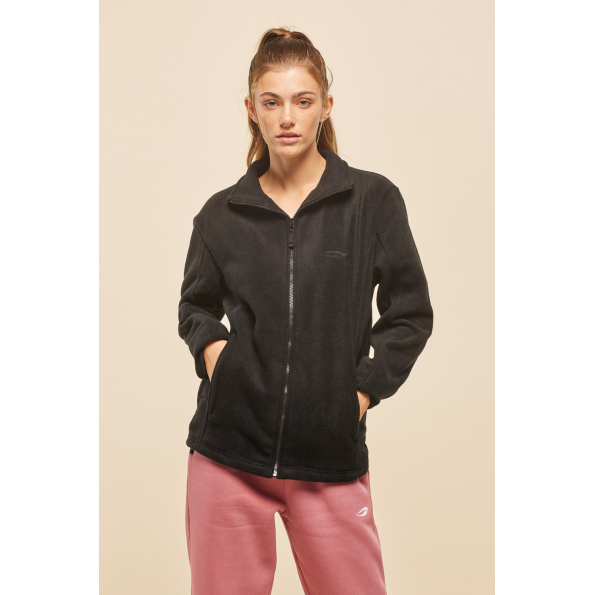 Unisex fleece ζακέτα BLUE HUNTER 23113380101 FLEECE EVEREST μαύρη Ανδρικά