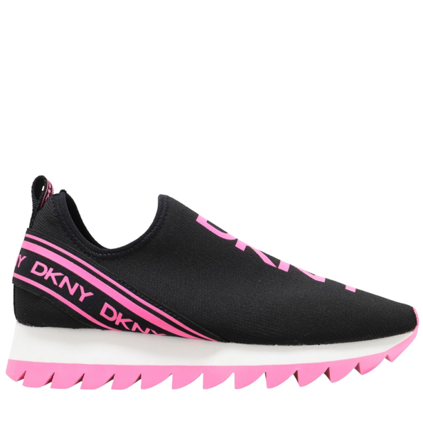 Γυναικεία sneakers DKNY K3165129 ABBI SNEAKER LOW μαύρα φούξια