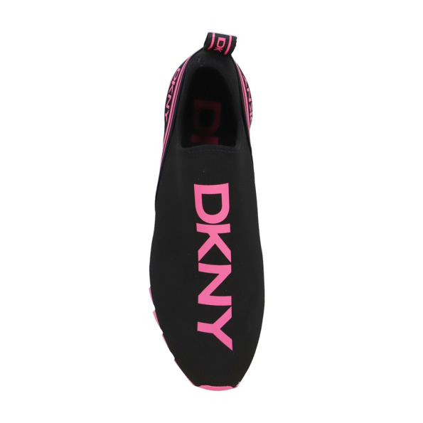Γυναικεία sneakers DKNY K3165129 ABBI SNEAKER LOW μαύρα φούξια Γυναικεία