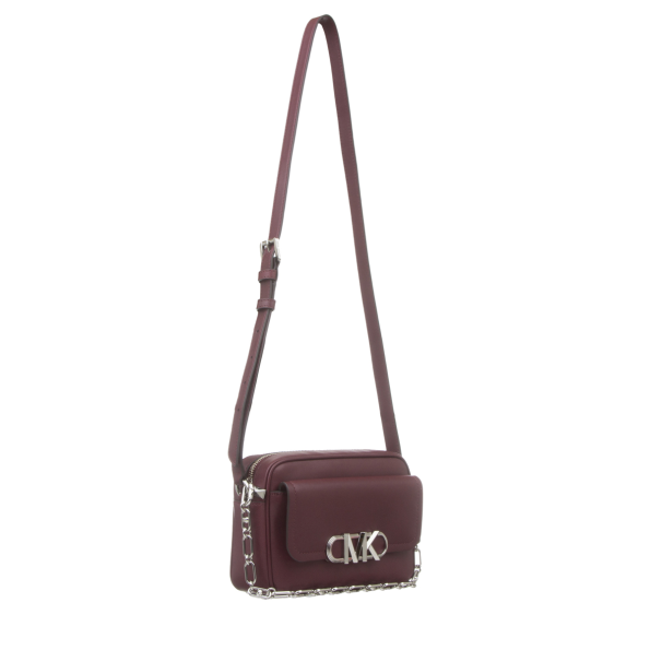 Γυναικεία χιαστί τσάντα MICHAEL KORS 32F2S7PC8L PARKER μπορντό Γυναικεία