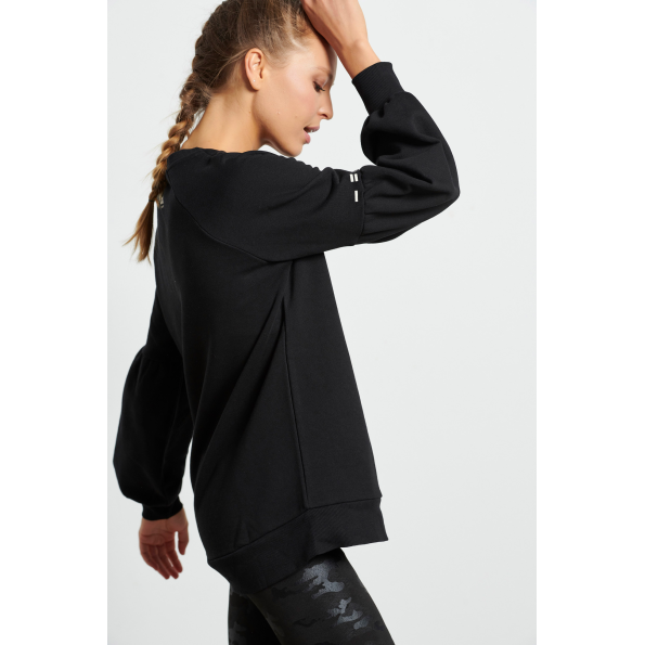 Γυναικεία φούτερ μπλούζα BODYTALK 1222-904226 μαύρη Γυναικεία
