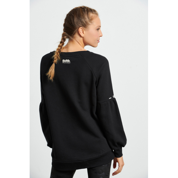 Γυναικεία φούτερ μπλούζα BODYTALK 1222-904226 μαύρη Γυναικεία