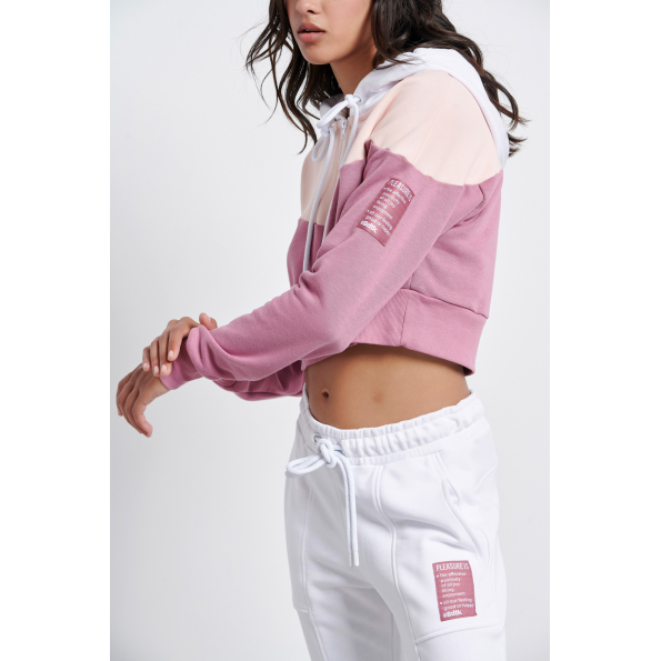 Γυναικεία cropped μπλούζα BODYTALK 1222-905625 ροζ  Γυναικεία