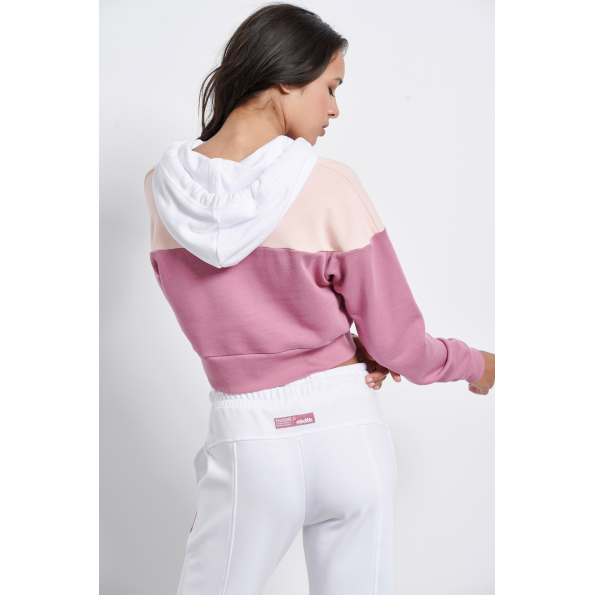 Γυναικεία cropped μπλούζα BODYTALK 1222-905625 ροζ  Γυναικεία