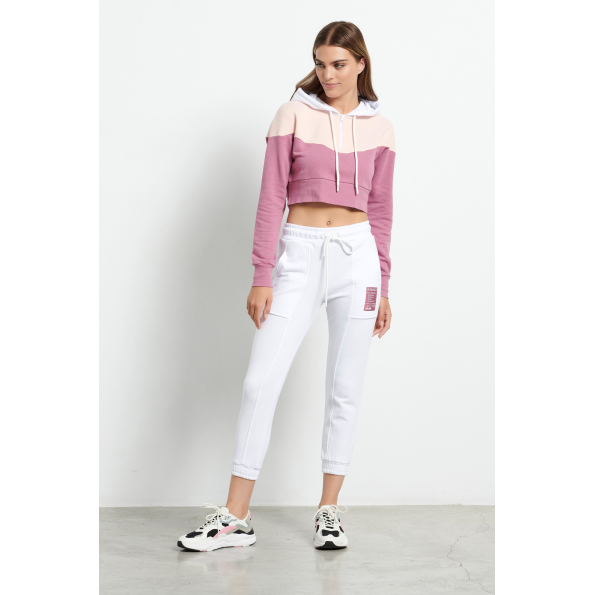 Γυναικεία cropped μπλούζα BODYTALK 1222-905625 ροζ  Γυναικεία