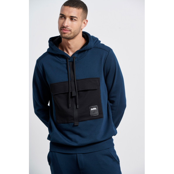 Ανδρική φούτερ μπλούζα BODYTALK  1222-954525 HEAVYDUTYM μπλε Ανδρικά